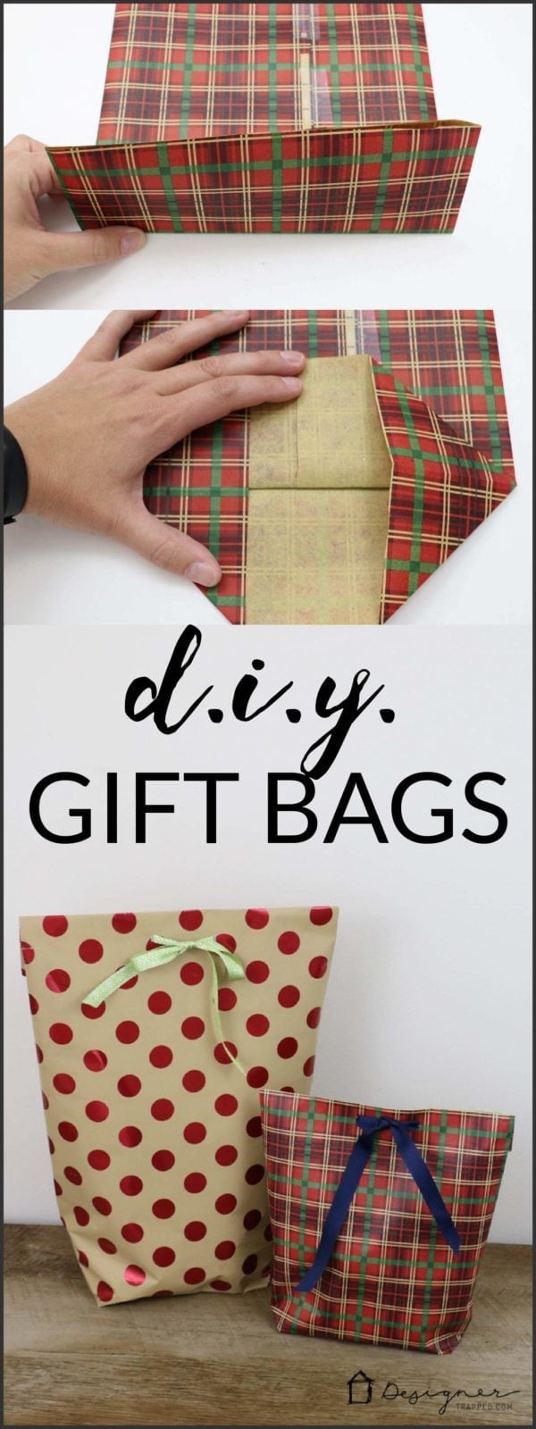 how to make a diy gift bag for christmas designer trapped how to make a diy gift bag for christmas designer trapped