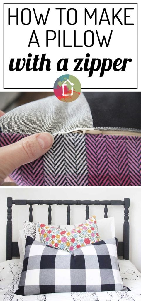 How to Make a Pillow With a Zipper Designer Trapped