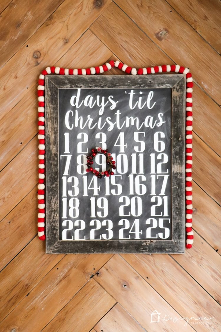 DIY Christmas Countdown Calendar Designer Trapped