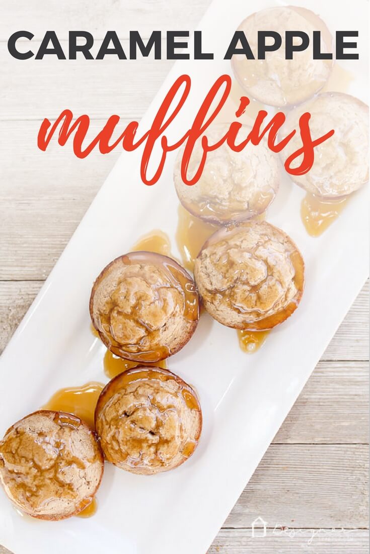 caramel apple cinnamon muffins