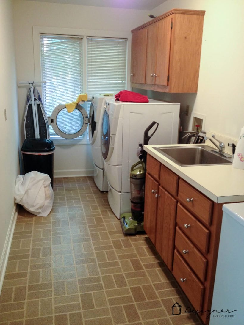 laundry room before