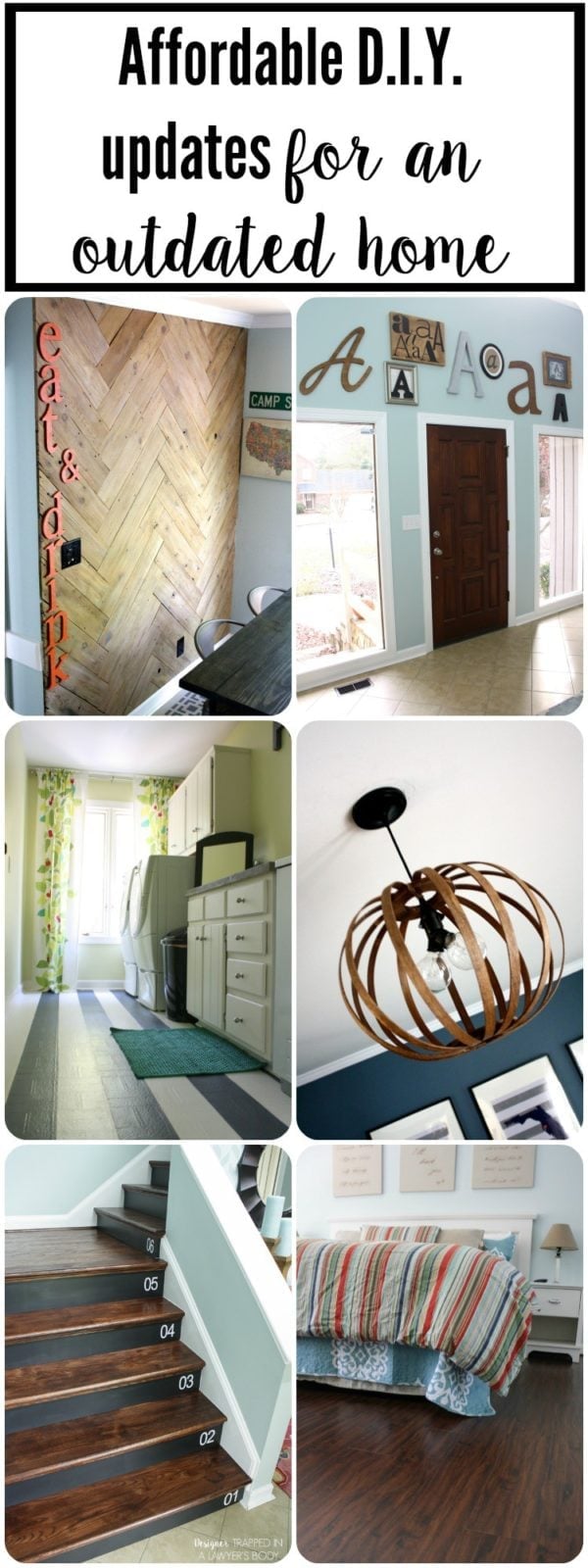 Tour My Home full of DIY Home Decor Projects!  Designertrapped.com