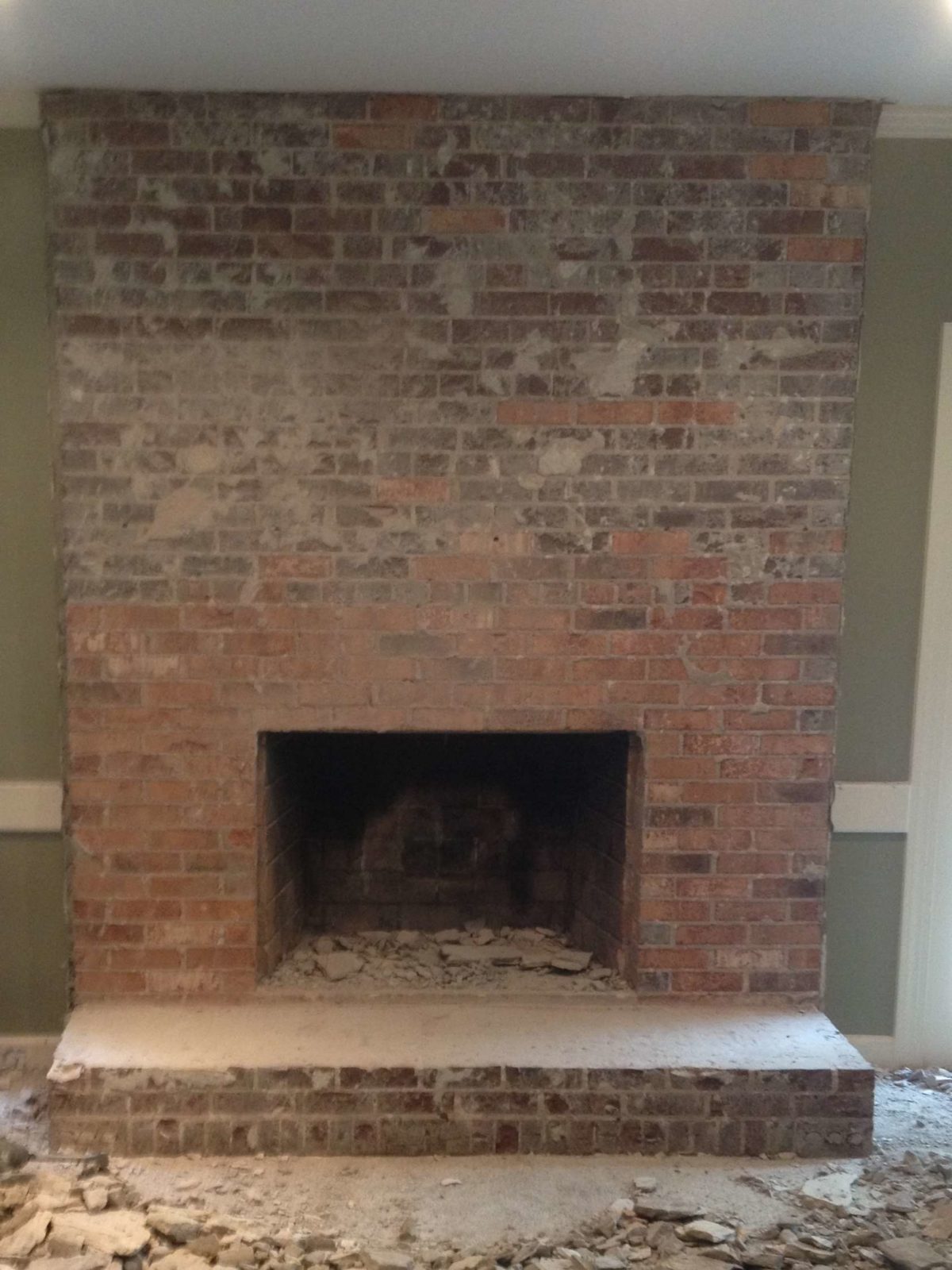 DIY Concrete Fireplace for less than $100 | Designer Trapped
