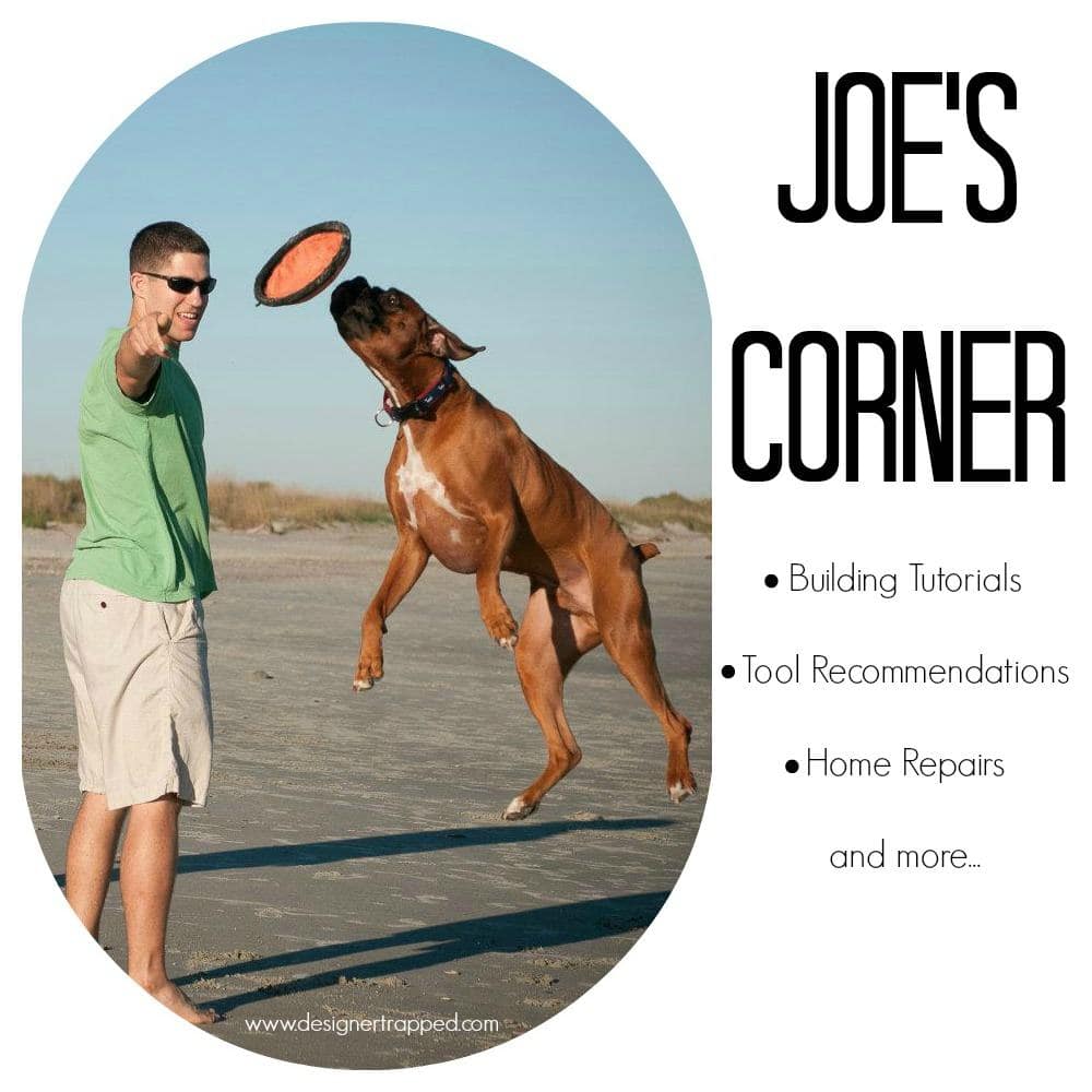 DIY Floating Shelves {Joe's Corner debut!}