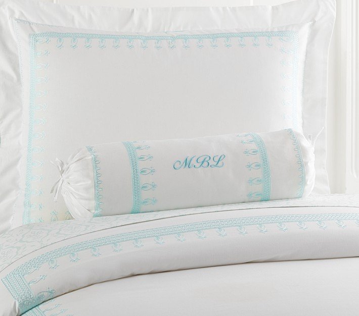 Diy Monogram Pillow No Sew Tutorial Designertrapped Com Pbk Monogram Sham