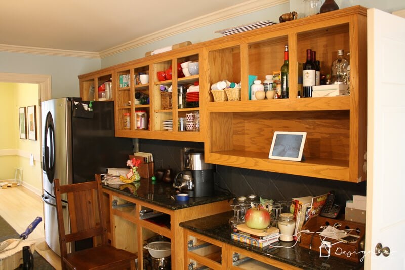 How To Paint Kitchen Cabinets Without Sanding Or Priming Step By Diy Painted Kitchen Cabinets