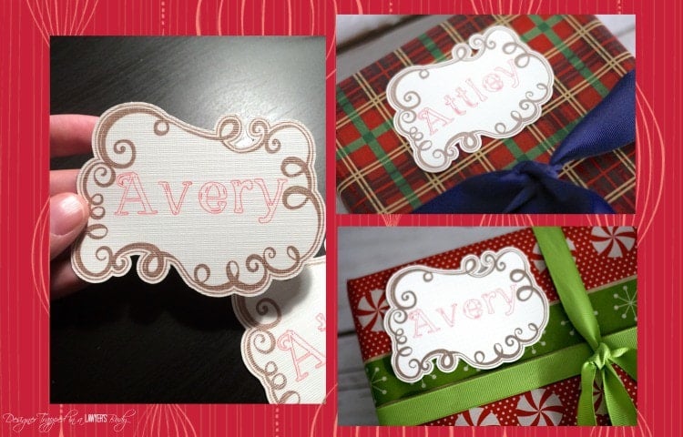 silhouette cameo ideas diy christmas gift tag designer trapped