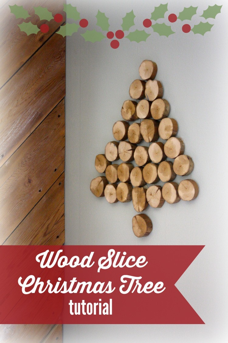 DIY Wood Slice Christmas Tree | Full tutorial!