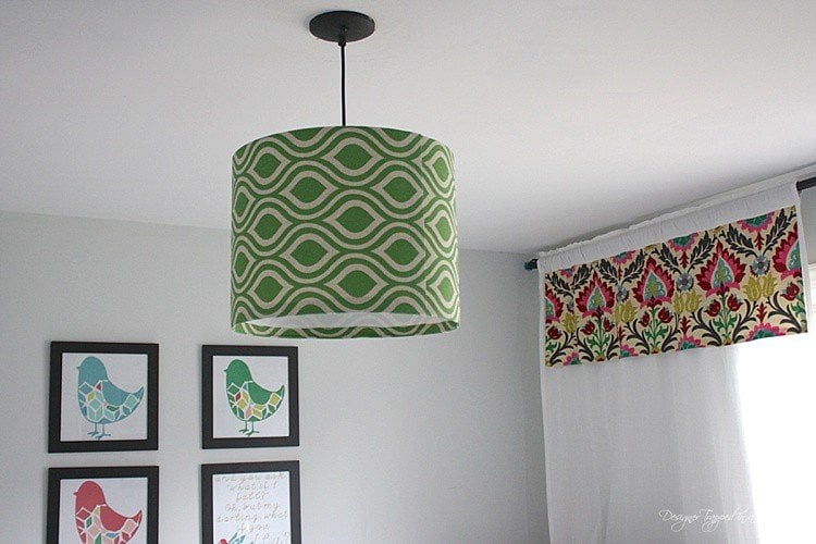 Diy Pendant Light Using Your Own Fabric Learn To Make Your Own Diy Pendant Light Using