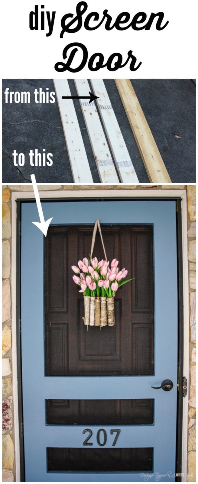DIY Screen Door Tutorial | FREE PLANS!
