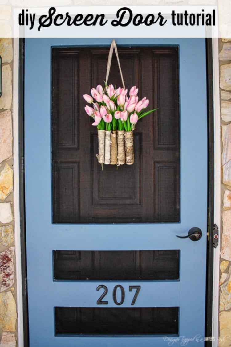 DIY Screen Door Tutorial FREE PLANS!