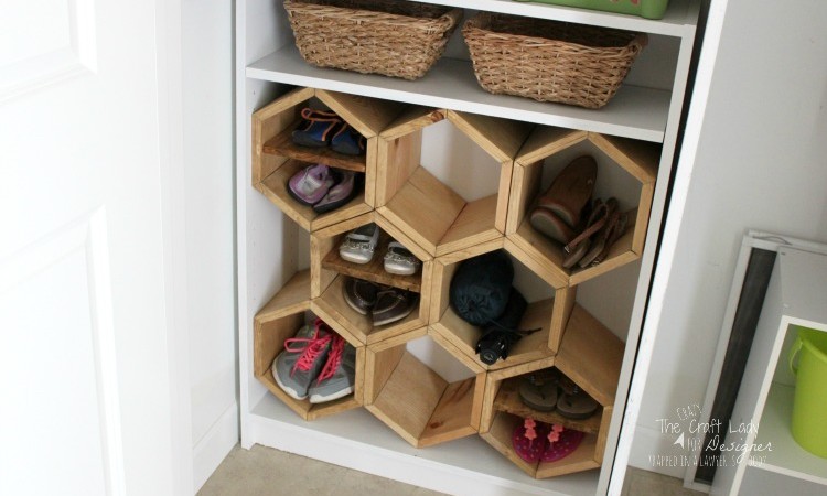 Hexagon DIY Shoe Rack | Designer Trapped