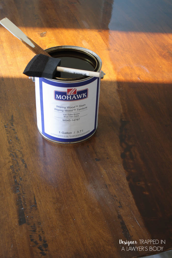 How To Refinish A Table Without Sanding Stripping Learn How To Refinish A Table Without Sanding Or Stripping I Had No