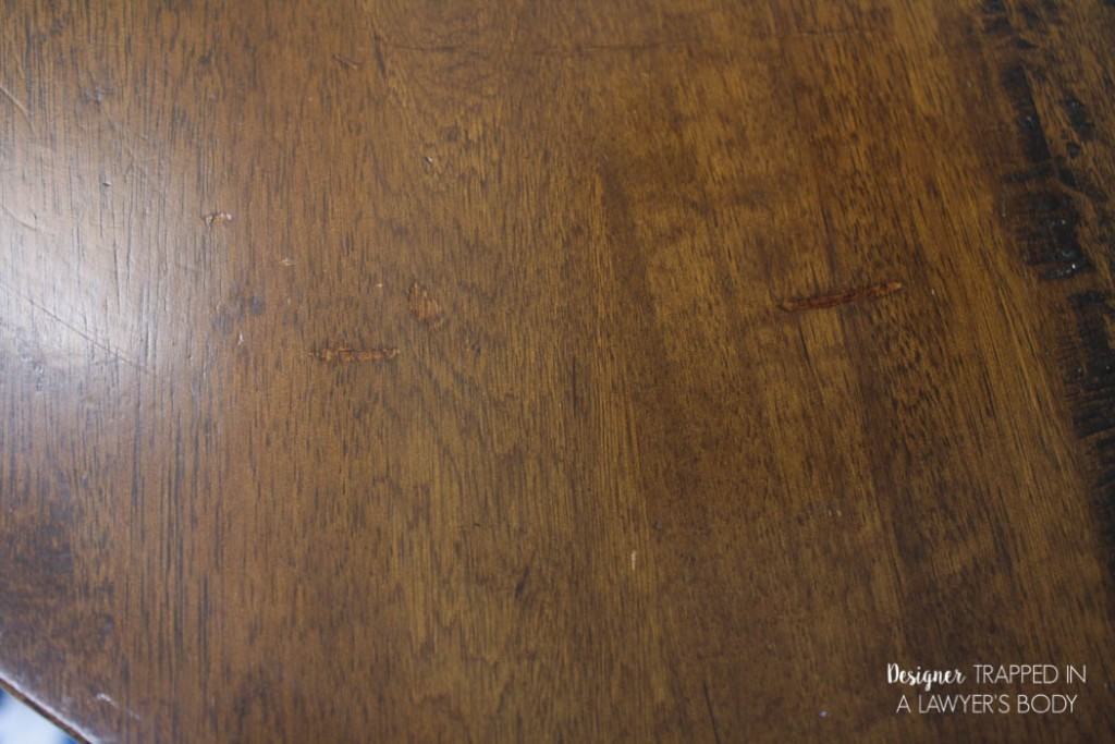 How to Refinish a Table without Sanding & Stripping