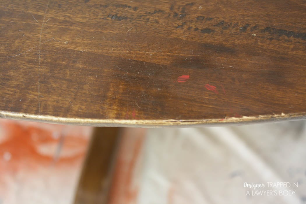 How To Refinish A Table Without Sanding Stripping Learn How To Refinish A Table Without Sanding Or Stripping I Had No