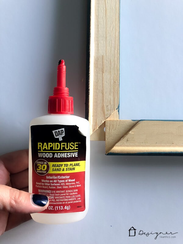 diy picture frame no sawing or cutting required designertrapped com
