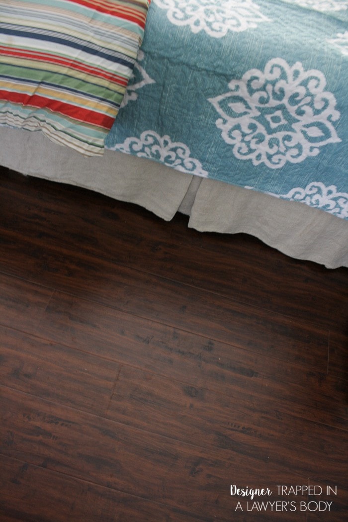 New Select Surfaces Floor For Our Bedroom Designer Trapped Never Underestimate The Power Of Fresh Paint And New Flooring This Room Was