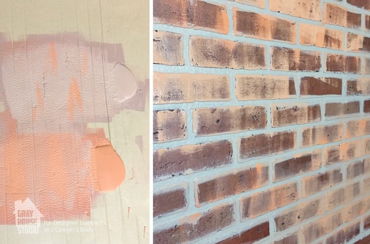 How to Paint a Faux Brick Wall
