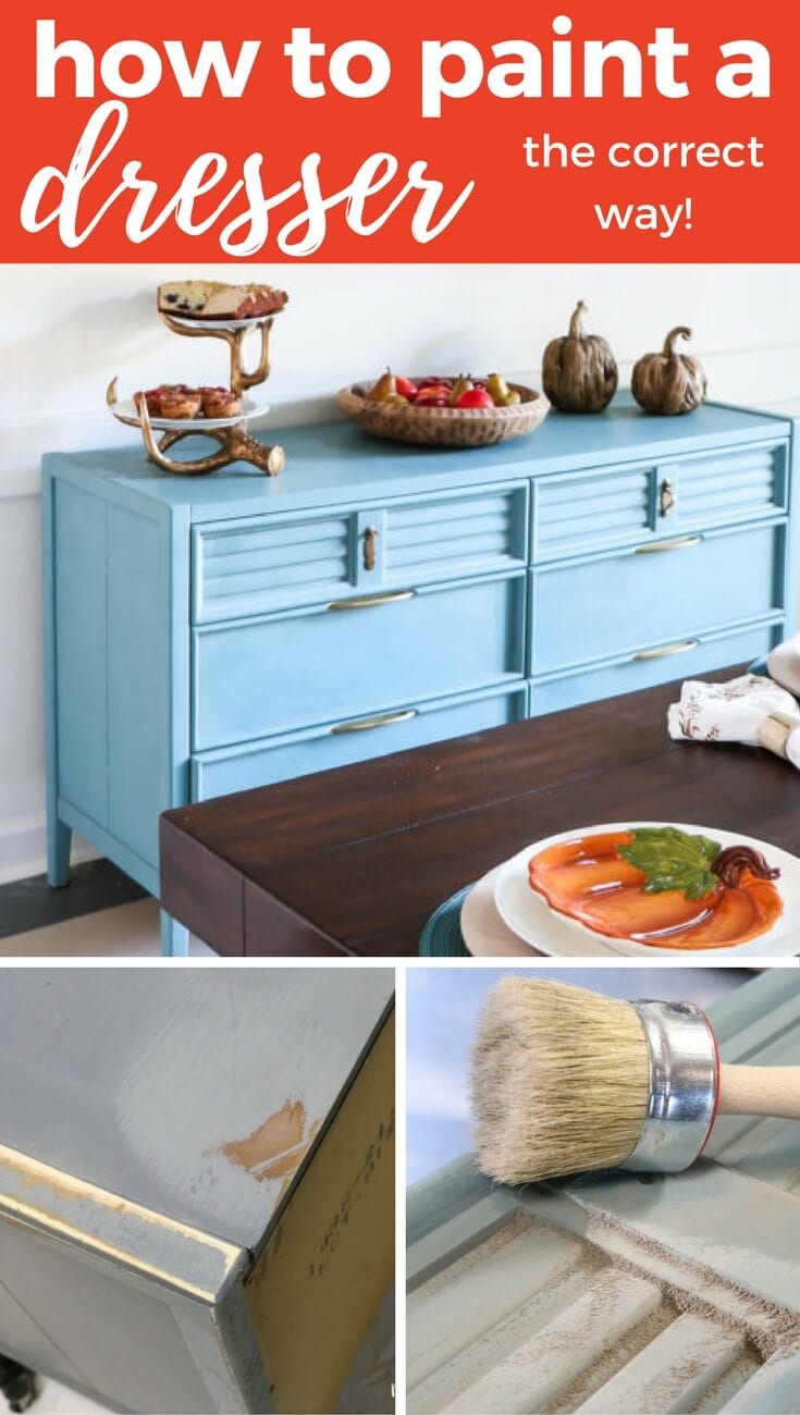 How To Paint A Dresser The Correct Way Designertred Learn How To Paint A Dresser The Correct Way And Not Do It