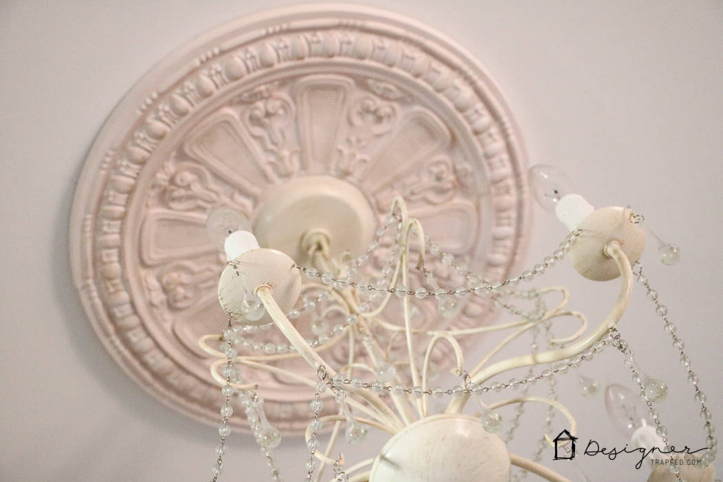 Diy Ceiling Medallion To Hide A Flaw Designertrapped Com Genius Deal With That Unsightly Ring Left By Flush Mount Light Fixtures Customizing Your