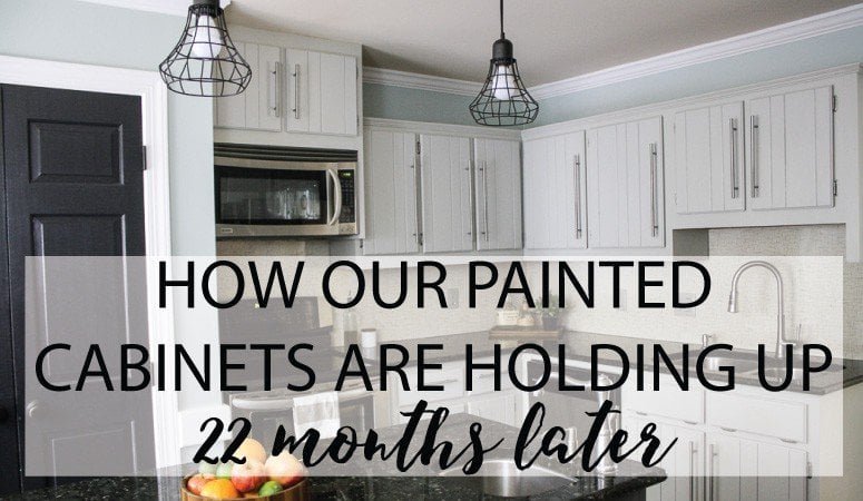 Painting White Kitchen Cabinets diy painted kitchen cabinets update designertrapped com Painting White Kitchen Cabinets diy painted kitchen cabinets update designertrapped com