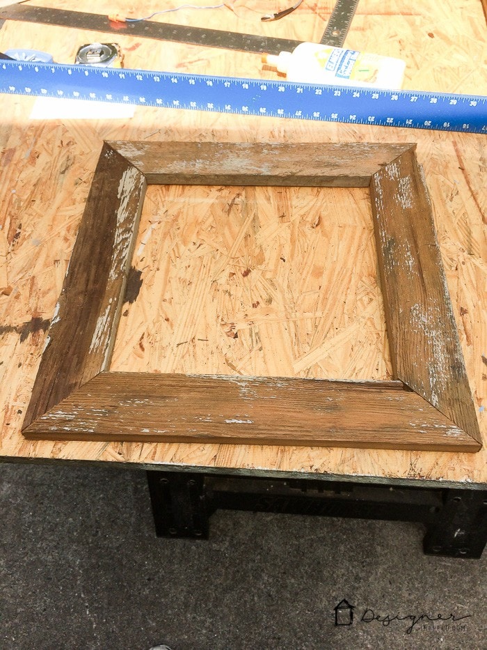 How to Make a DIY Picture Frame from Upcyled Wood ...