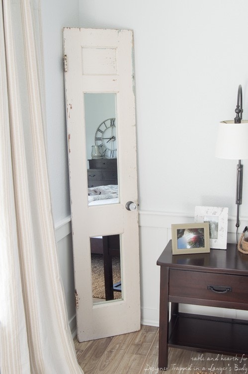 How To Update A Boring Full Length Mirror For Free