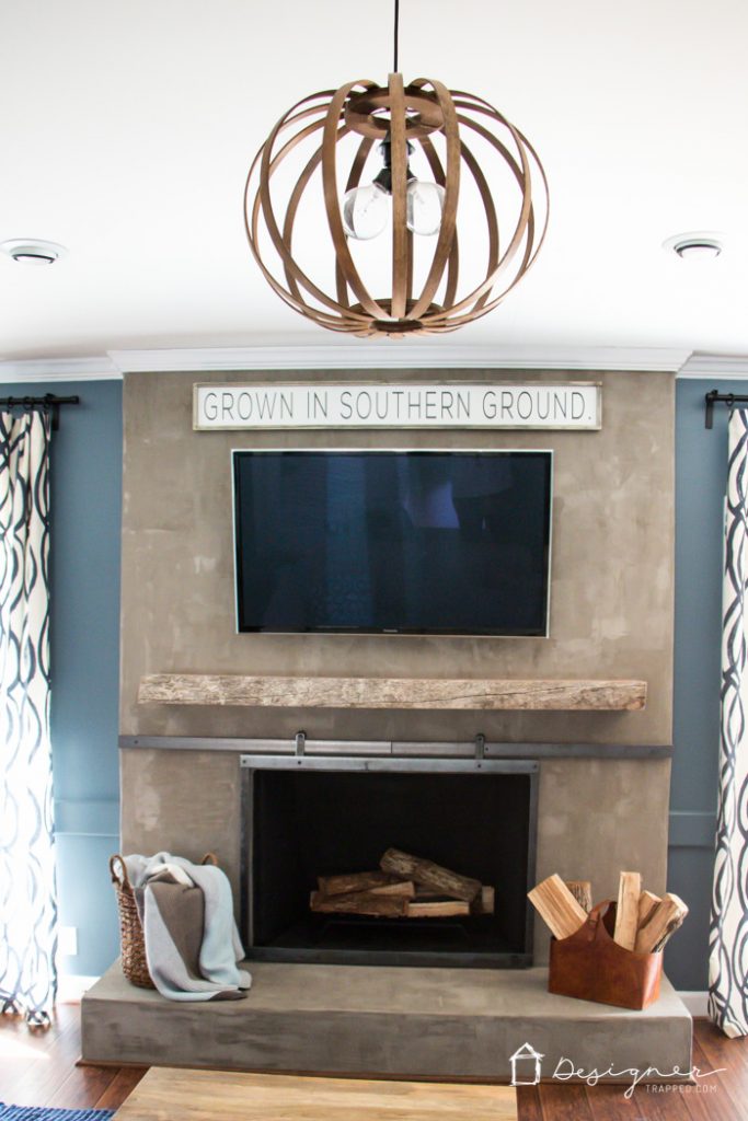 Reveal Day Fireplace Makeover Designer Trapped In A Lawyer S This Fireplace Makeover Is Amazing And Was Done On Such A Small Budget