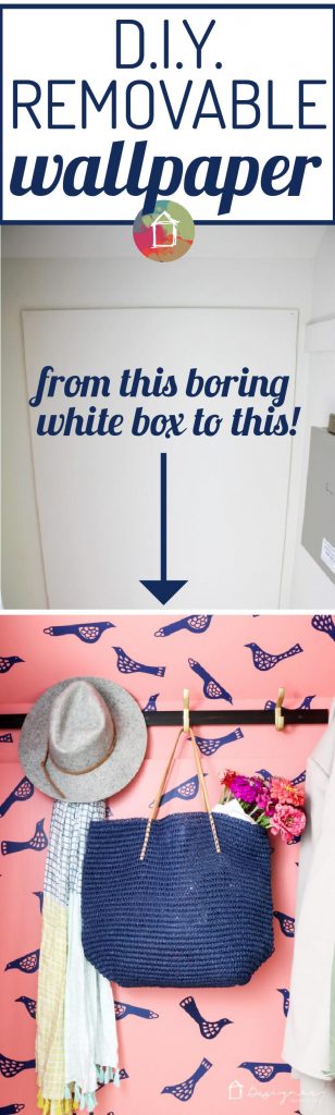 Diy Wallpaper That Is Removable Designer Tred In A Lawyer S Body Learn How To Make Diy Wallpaper That Is Removable And Affordable