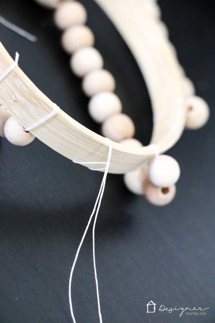 Diy Chandelier From Wood Beads Designer Trapped In A Lawyer S I Love This Diy Chandelier Made From Wood Beads It Looks Like