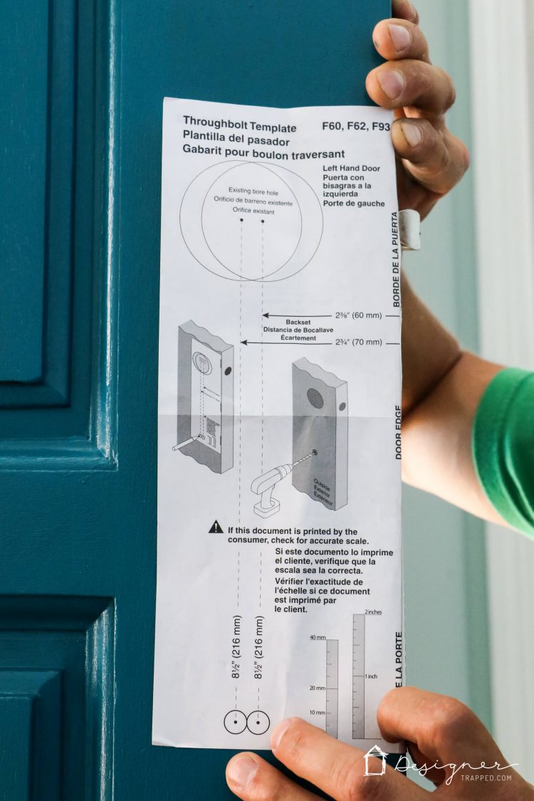 Never underestimate the impact of a simple front door update to increase your curb appeal! The bold color on this front door and the new hardware make it a total showstopper! #ad #CurbAppeal