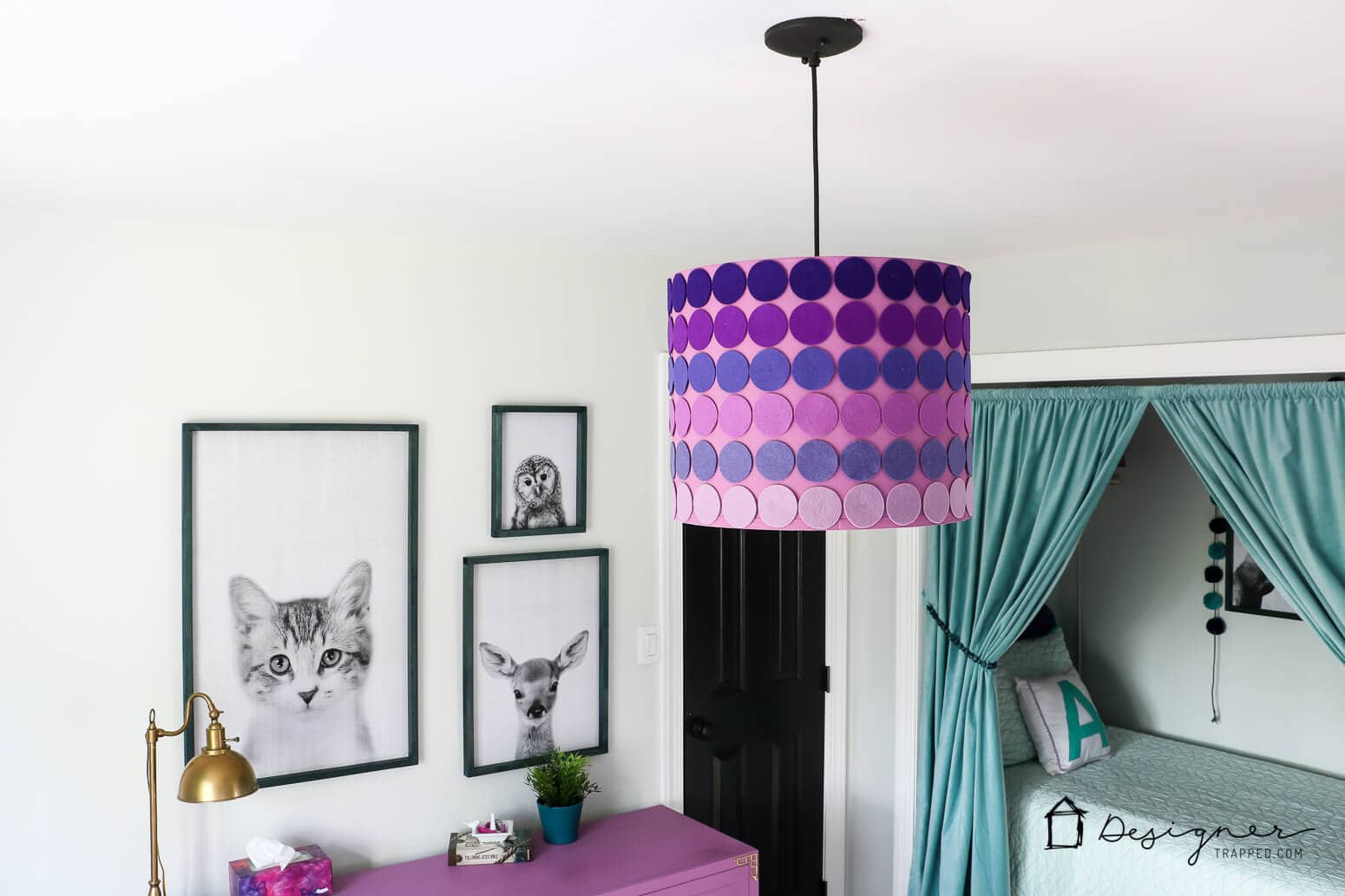 Diy Lampshade Ombre Style Designer Trapped In A Lawyer S