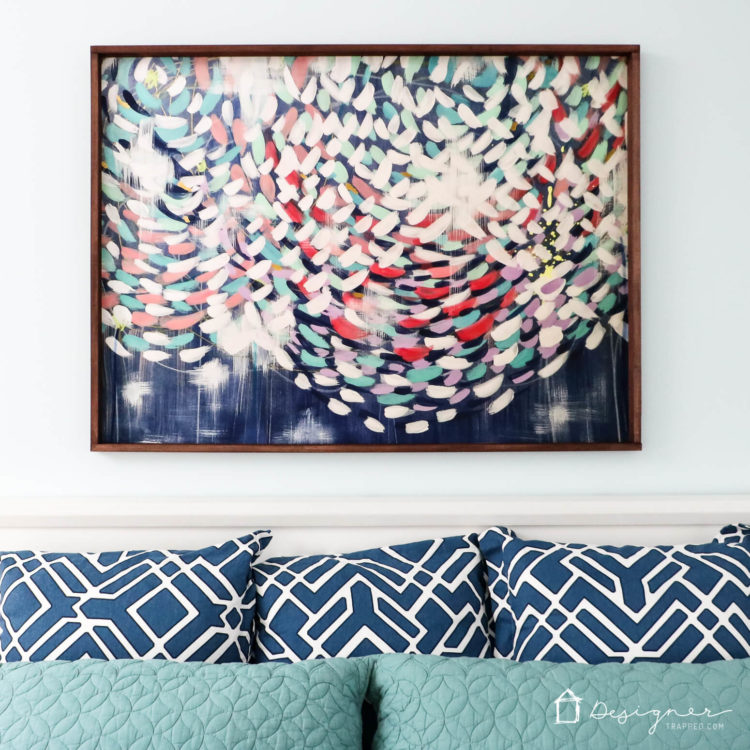 How To Make A Picture Frame For Large Prints Designertrapped Com Learn How To Make Picture Frames For Large Prints Easy Diy Tutorial