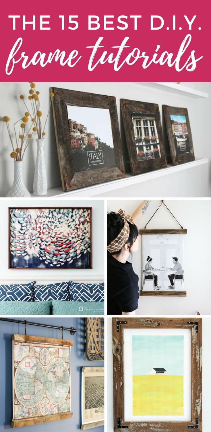 the 15 best tutorials for diy frames designer trapped in a