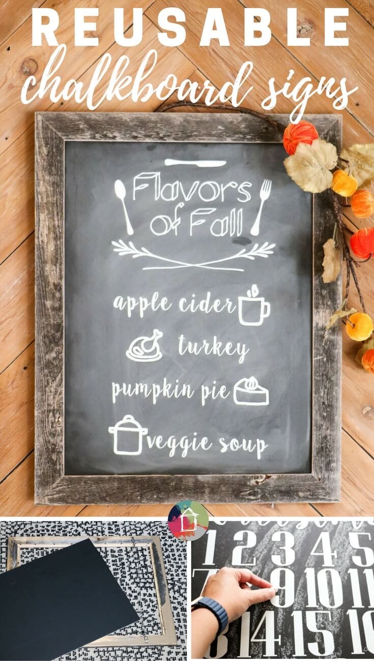 Easy Diy Chalkboard Signs No Hassle Designer Trapped Chalkboard Signs Are So Charming But They Can Be Tedious To Make With My