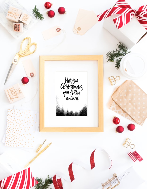 the free printable christmas cards are the perfect way to spread holiday cheer