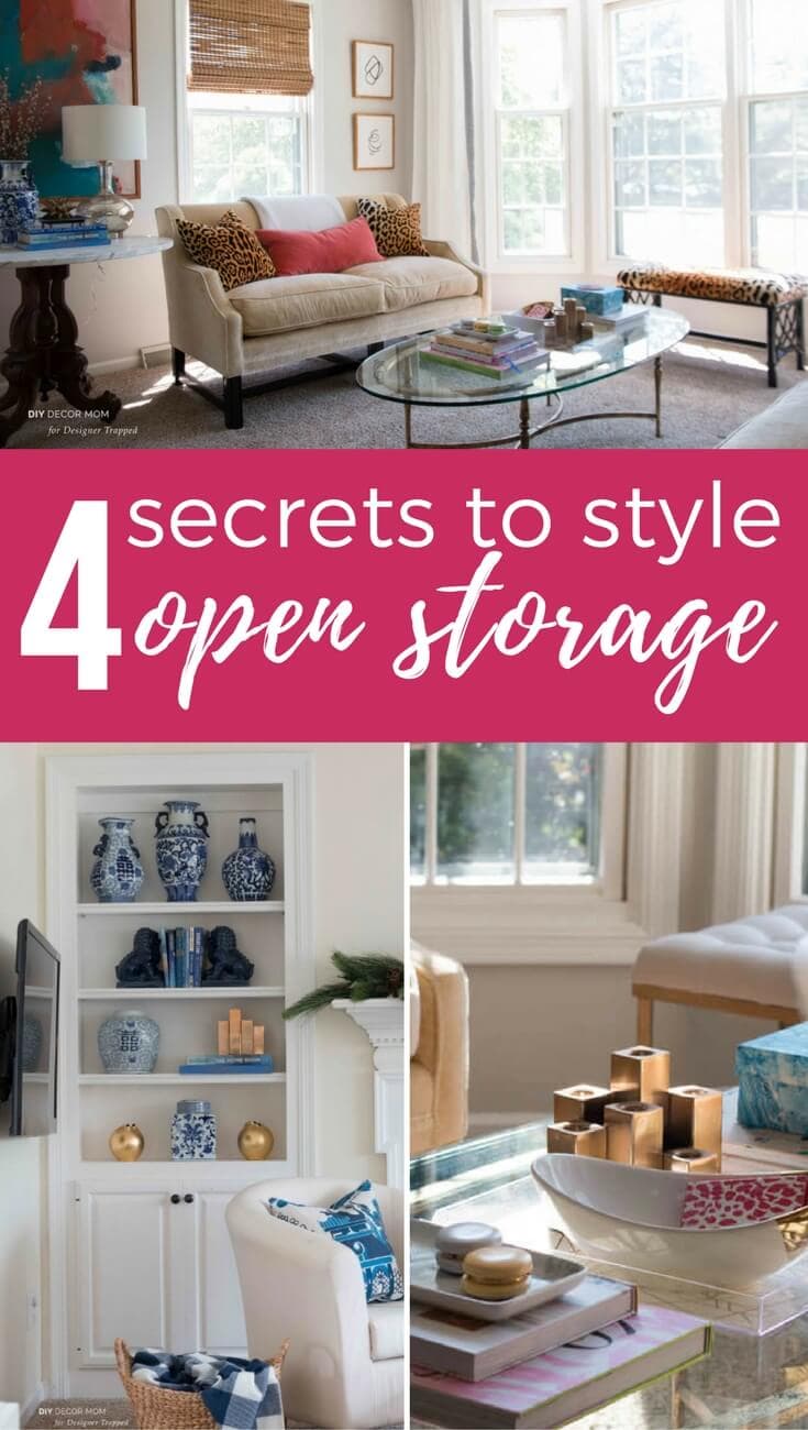 how to style open storage the easy way designer trapped in a